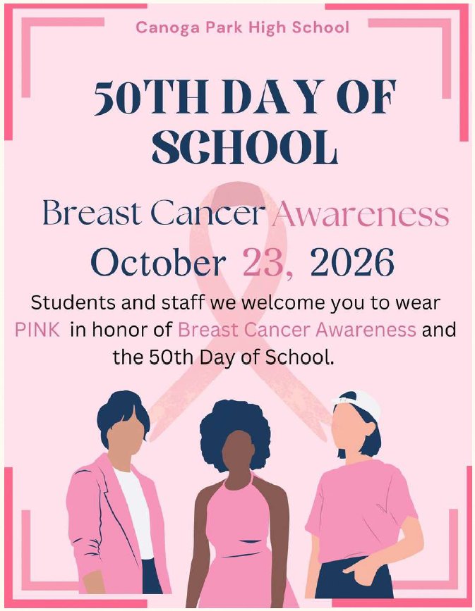 50th day of school on Friday October 23rd